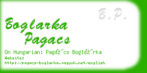 boglarka pagacs business card